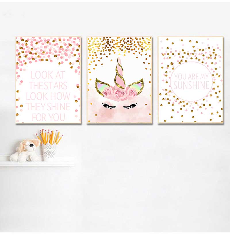 Baby Nursery Quotes - 장식 그림 아기 소녀 침실 장식