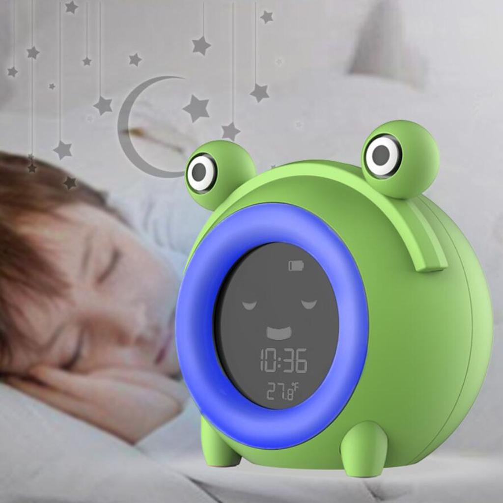 Sound Sleep Trainer Clock - 어린이 알람 시계, 5색 야간 조명이