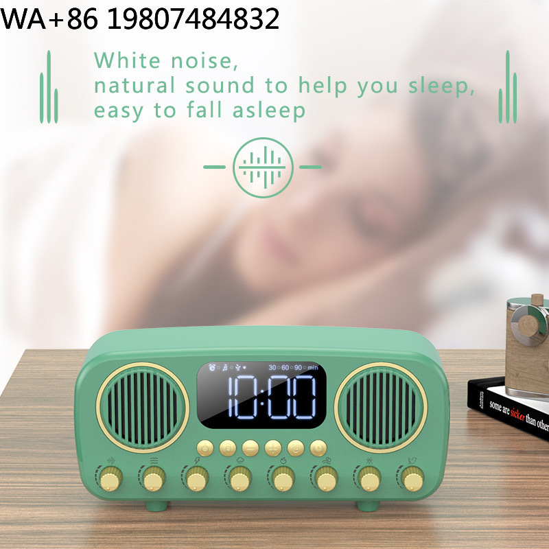 Sound Sleep Trainer Clock - 레트로 데스크탑 수면 트레이너 무선 오디오