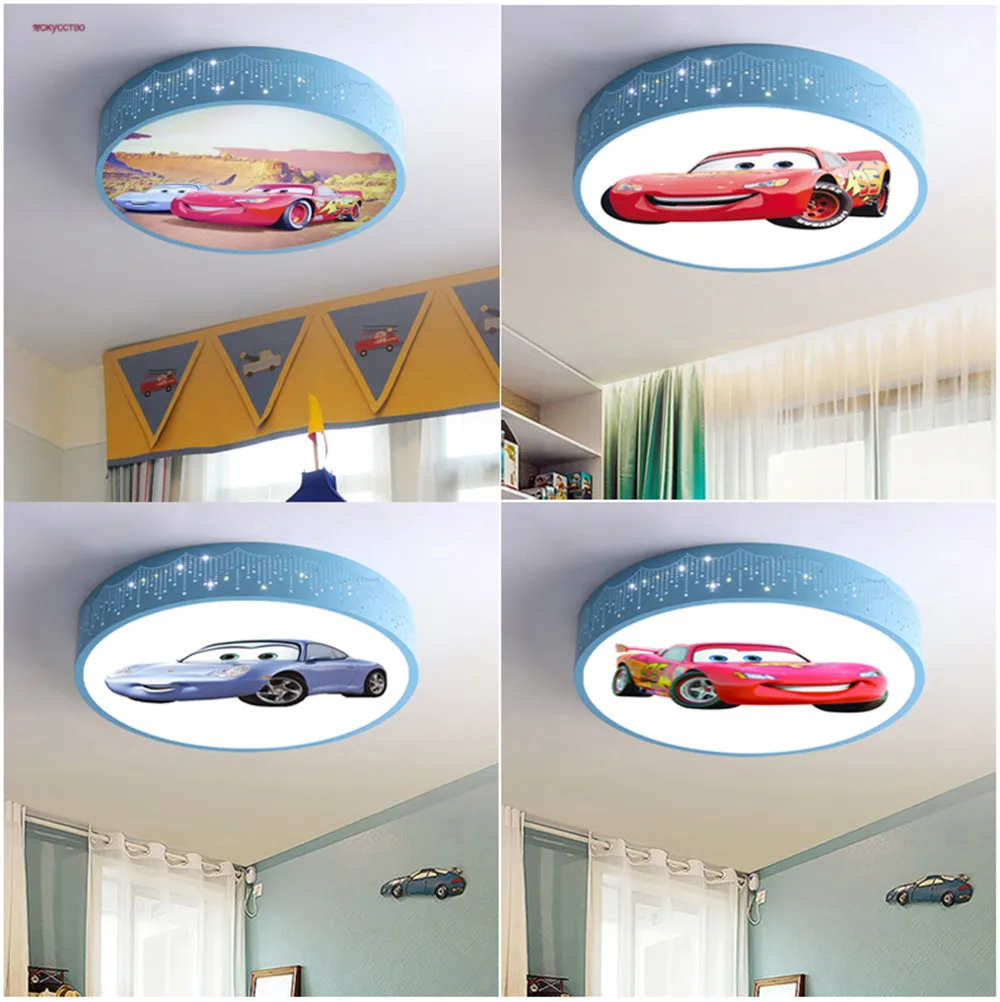 Baby Nursery Modern - 2025 만화 자동차 라운드 Led 천장