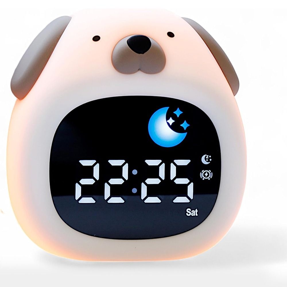 새로운 밝은 알람 시계 강아지 디자인 수면 교육기 유아 - Sound Sleep Trainer Clock 리뷰 및 가격