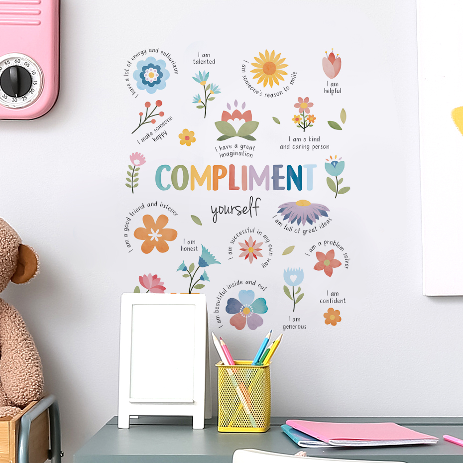 영어 다채로운 영감 따옴표 수채화 벽 스티커 어린이 아 - Baby Nursery Quotes 리뷰 및 가격