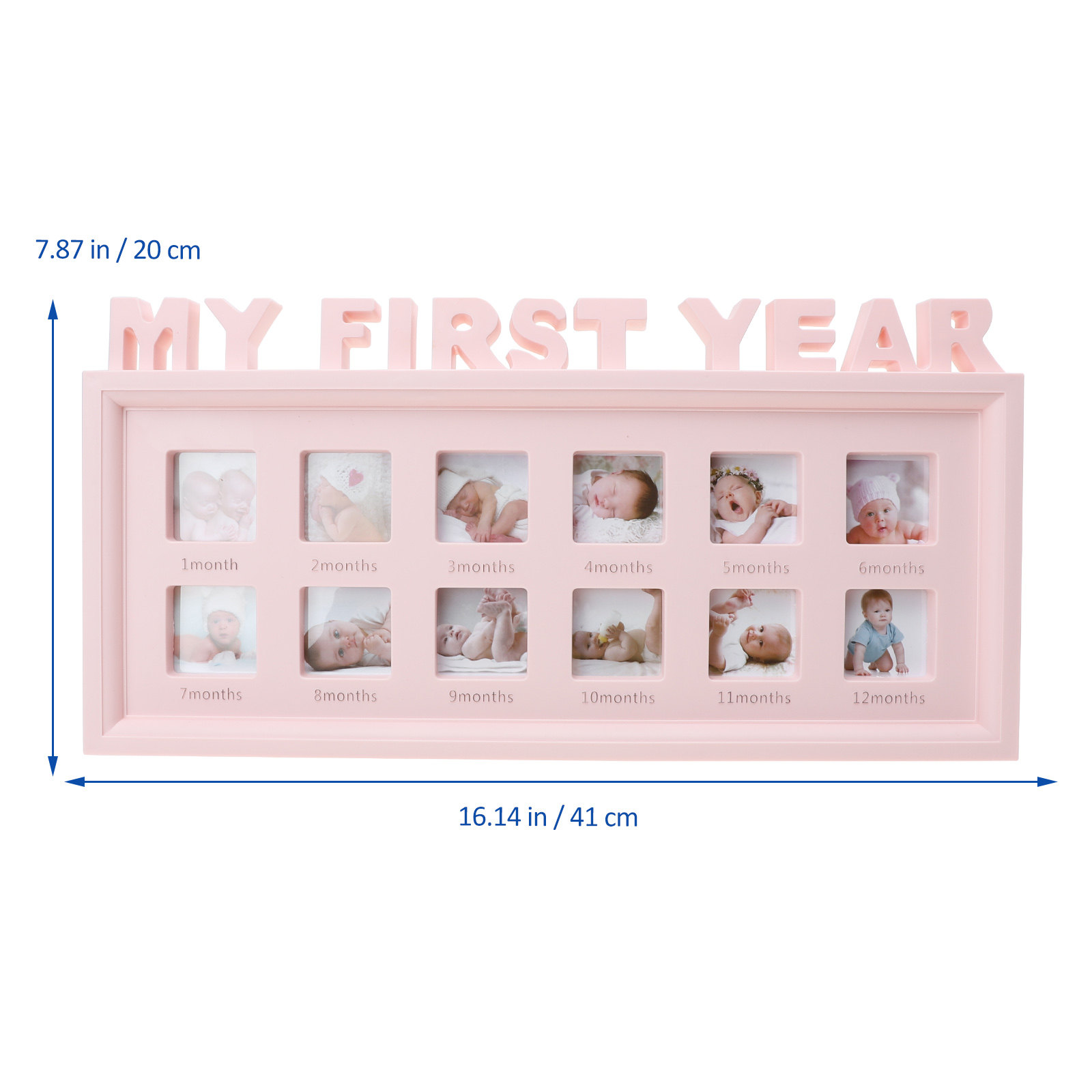 성장 기록 사진 액자 아기 첫해 12개월 성장 이정표  - Baby Nursery Picture Frames 리뷰 및 가격