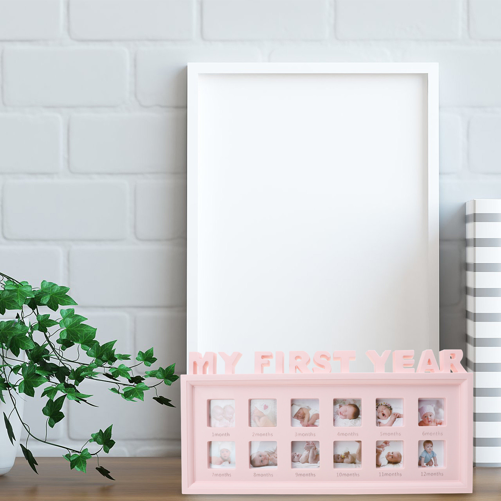 성장 기록 사진 액자 아기 첫해 12개월 성장 이정표  - Baby Nursery Picture Frames 리뷰 및 가격