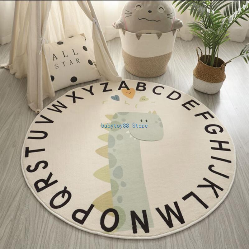 Y4UD 만화 동물 프린트 아기 놀이 매트 크롤링 카펫 - Baby Nursery Unisex 리뷰 및 가격