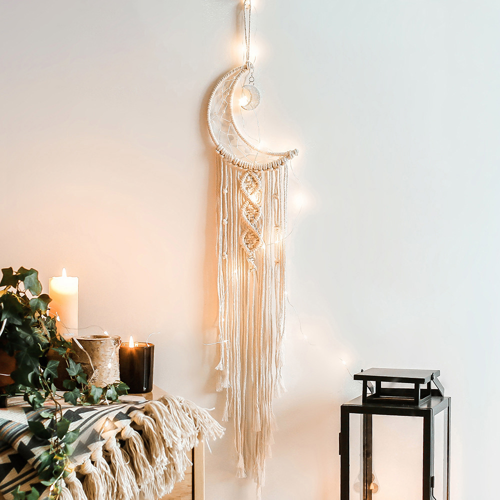 Macrame 드림 캐처 Boho 홈 장식 문 라마단  - Baby Nursery Modern 리뷰 및 가격