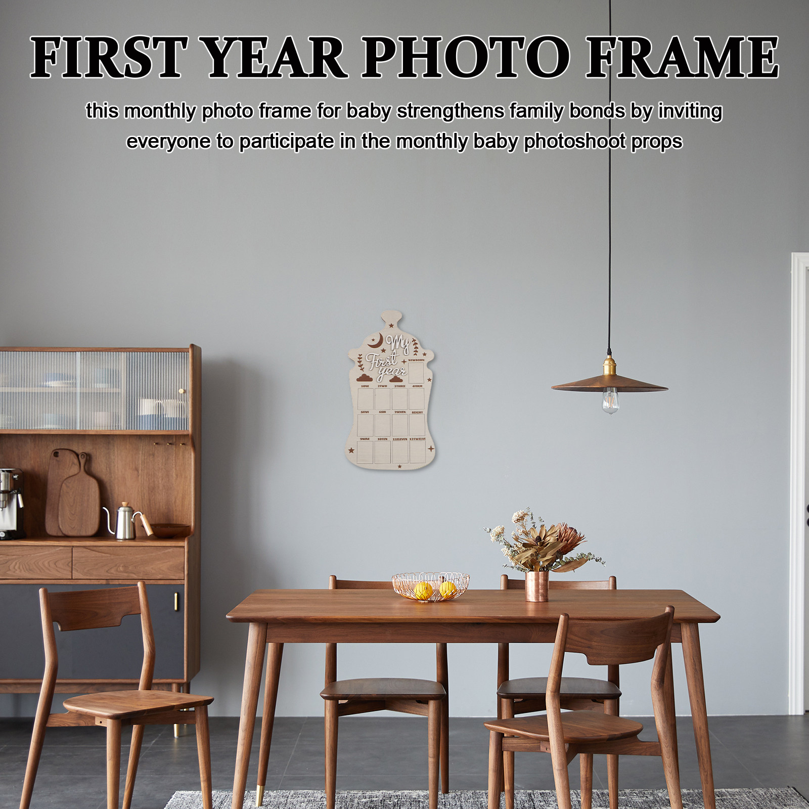 아기 월별 사진 액자 신생아 월별 사진 전시판 젖병 모 - Baby Nursery Picture Frames 리뷰 및 가격