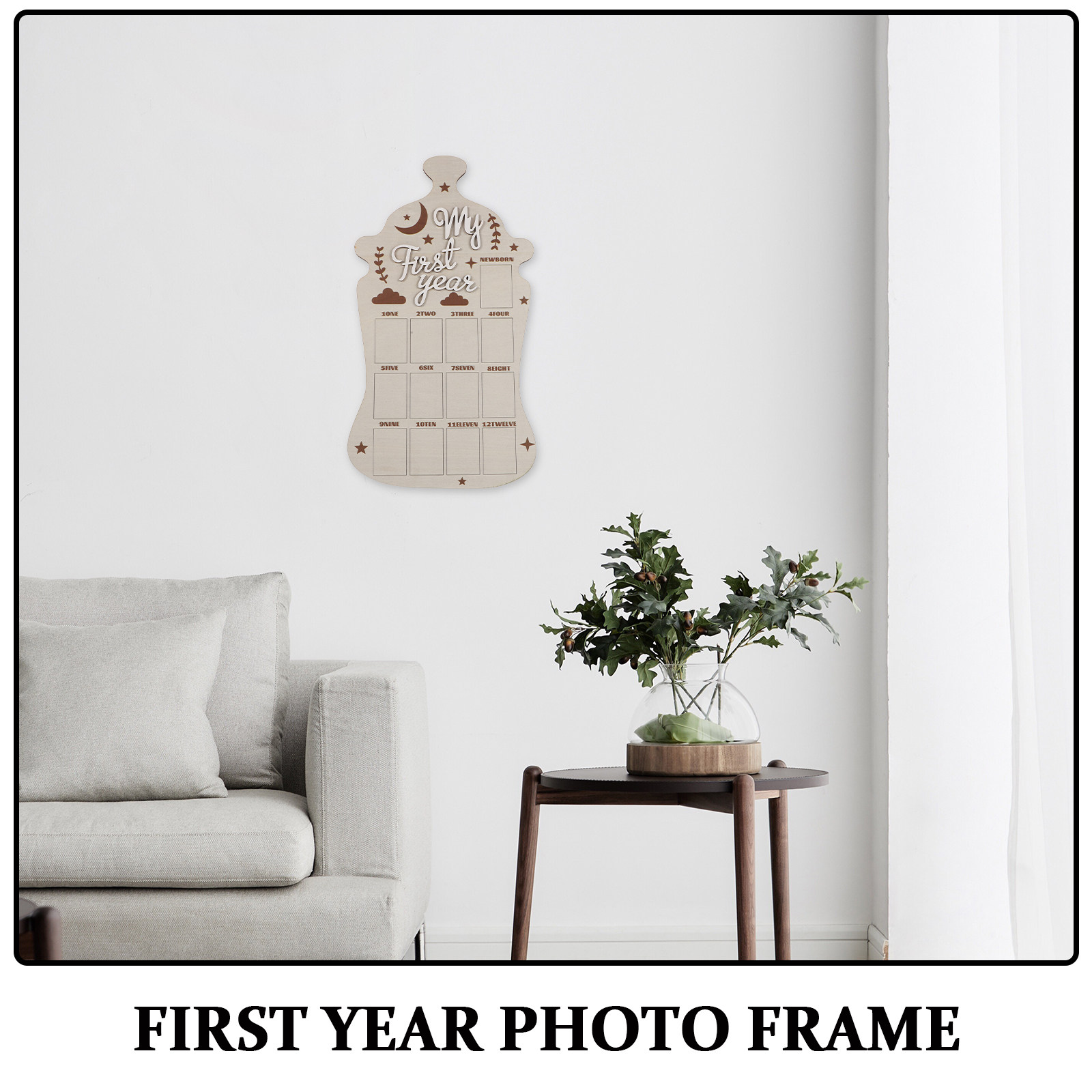아기 월별 사진 액자 신생아 월별 사진 전시판 젖병 모 - Baby Nursery Picture Frames 리뷰 및 가격