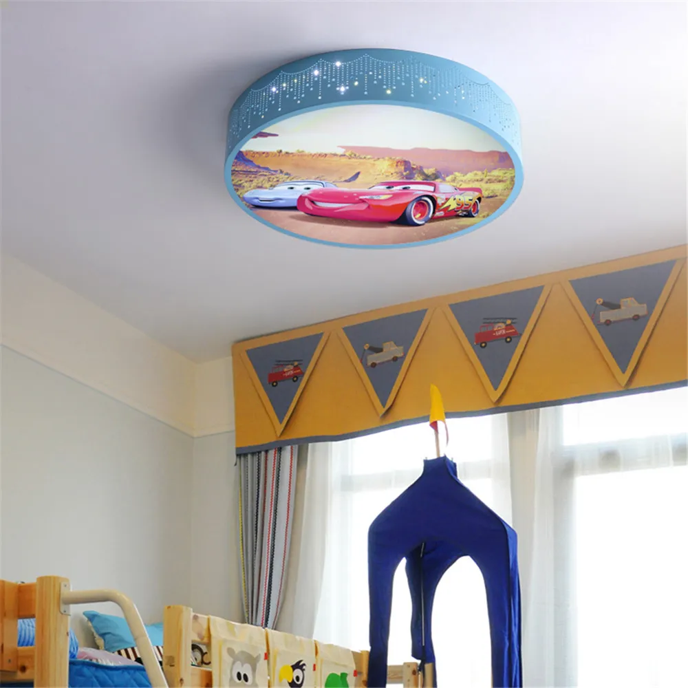 2025 만화 자동차 라운드 Led 천장 조명 변경 가 - Baby Nursery Modern 리뷰 및 가격
