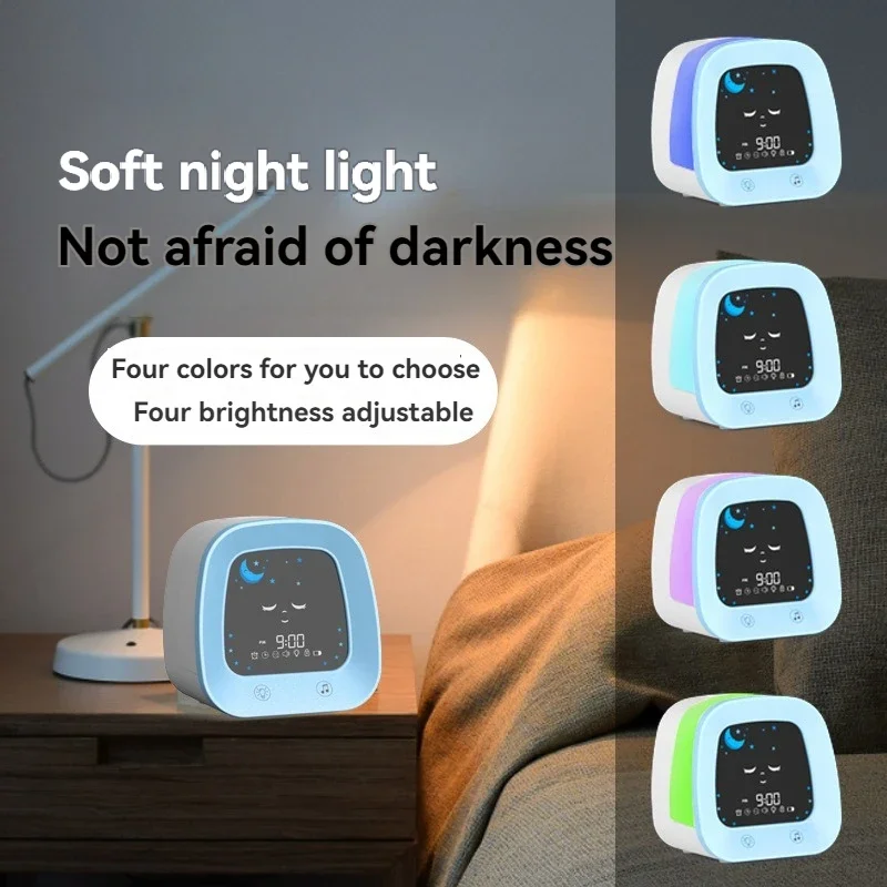 어린이 수면 트레이너 알람 시계 4색 야간 조명 및 수 - Sound Sleep Trainer Clock 리뷰 및 가격