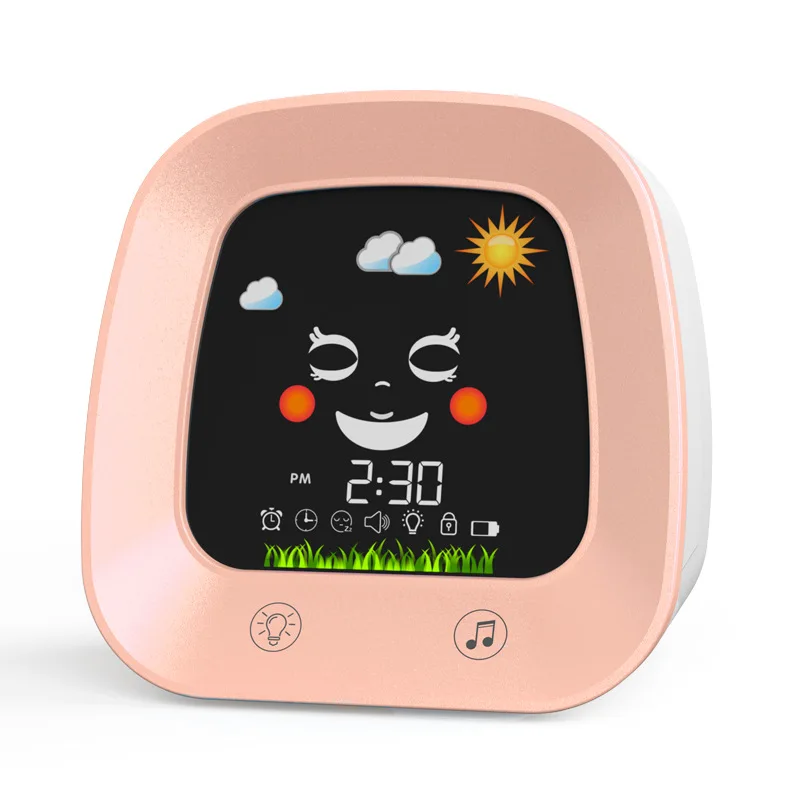 어린이 수면 트레이너 알람 시계 4색 야간 조명 및 수 - Sound Sleep Trainer Clock 리뷰 및 가격